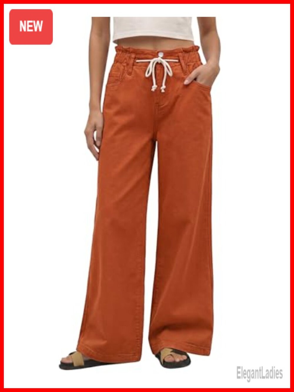 Wide Leg Jeans High Waisted Stretch Bell Bottom Y2K Baggy Women's Denim Pants